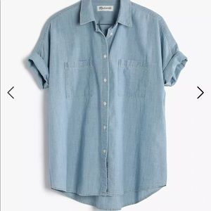 Madewell Chambray Courier Shirt in Buckley Wash